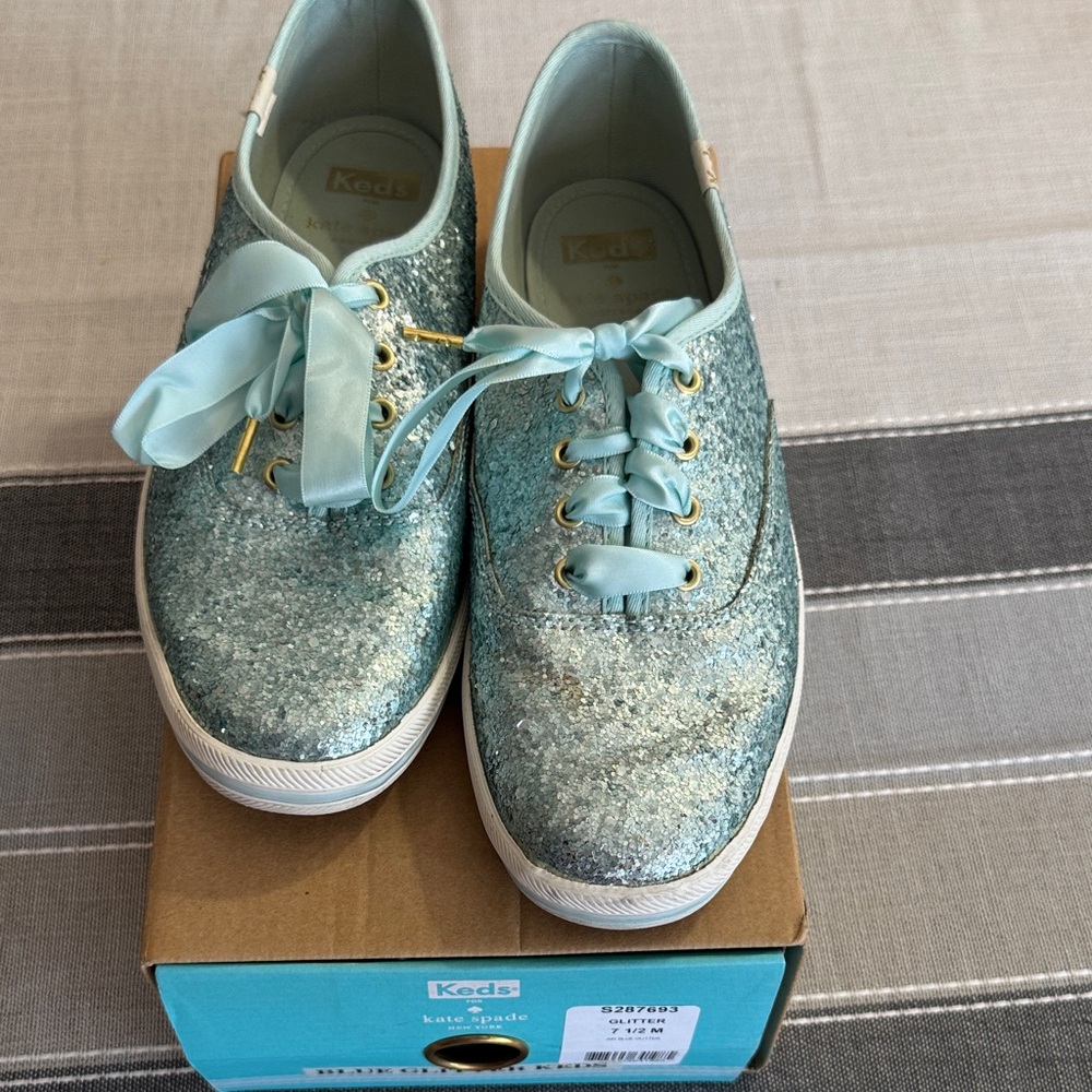 Keds Women's Sparkling Teal Sneakers